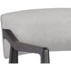 Keagan 41.5 inch Saloon Light Grey Leather Barstool